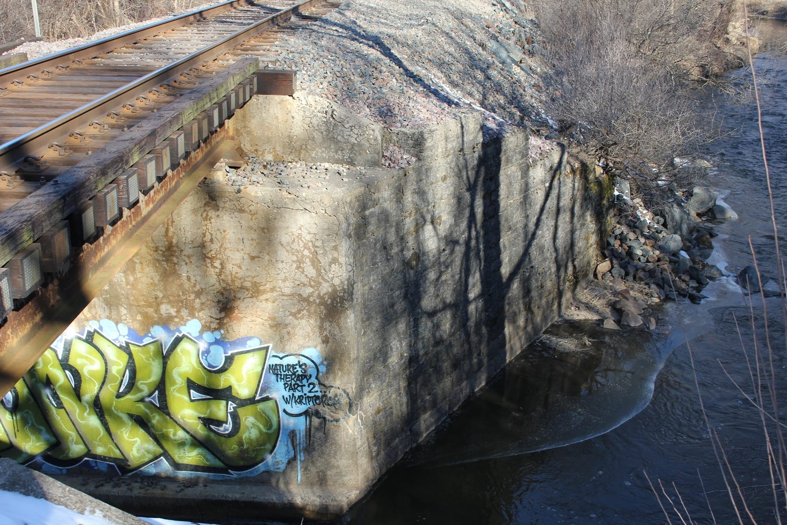 Northeast wing wall